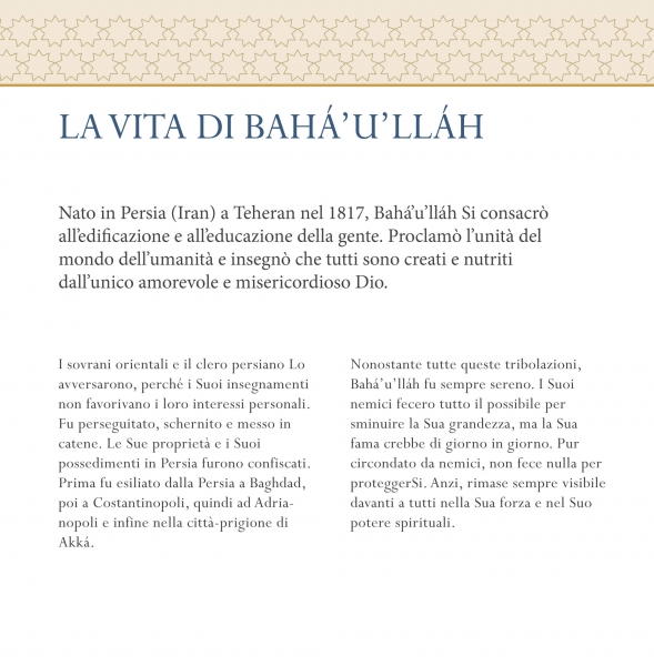 Bahá’u’lláh – Italian